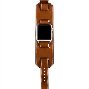 Hermès Apple Watch Cuff Strap barely warn.